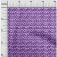 thumbnail image 2 of oneOone Cotton Silk Purple Fabric Christmas Sewing Material Print Fabric By The Yard 42 Inch Wide, 2 of 4