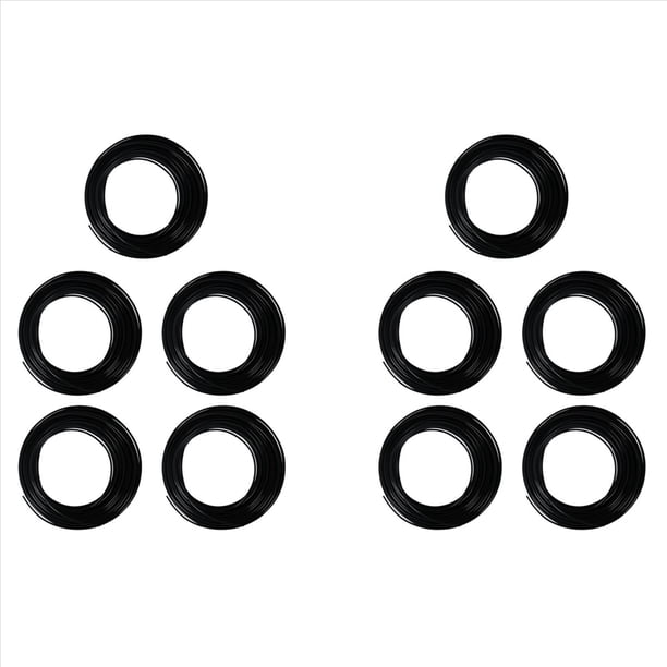 10X Impresora 1.75Mm Pla 10M (Negro PLA)