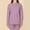 Purple, variant on Ladies' Tops Are Elegant And Casual. Padded Round Neck Fashionable Warm Long Sleeved Pullover Autumn Clothes Tall Thermal Shirts for Men Turtle Neck Top for Men Thermal Heavy Weight Thermals Soft