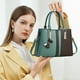 thumbnail image 4 of pstuiky Bolso tote para mujer, bolso de mano de gran capacidad, de piel suave, elegante, con diseño patchwork y múltiples capas., 4 of 6