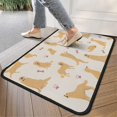 thumbnail image 4 of Golden Retriever with Bones and Paws Door Rugs,Washable Non Slip Door Mats Indoor,Decorative Door Mats,Entry Mat Indoor for Entrance,Bedroom,Kitchen,Bathroom,30"x17", 4 of 6