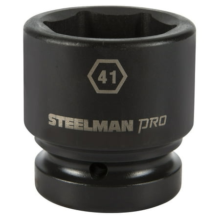 

Steelman Pro 1 in. Drive 41mm 6 Point Impact Socket 79312