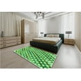 thumbnail image 5 of Ahgly Company Machine Washable Indoor Rectangle Transitional Green Area Rugs, 3' x 5', 5 of 7