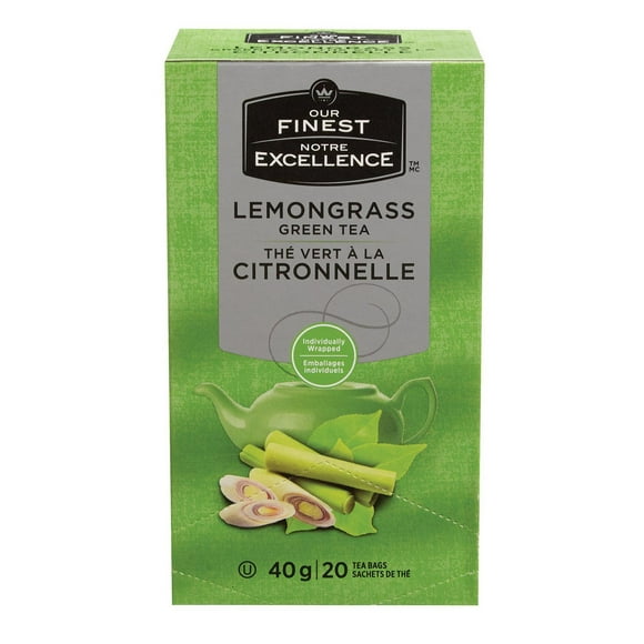 Our Finest Lemongrass Green Tea, 40 g x 20 bags