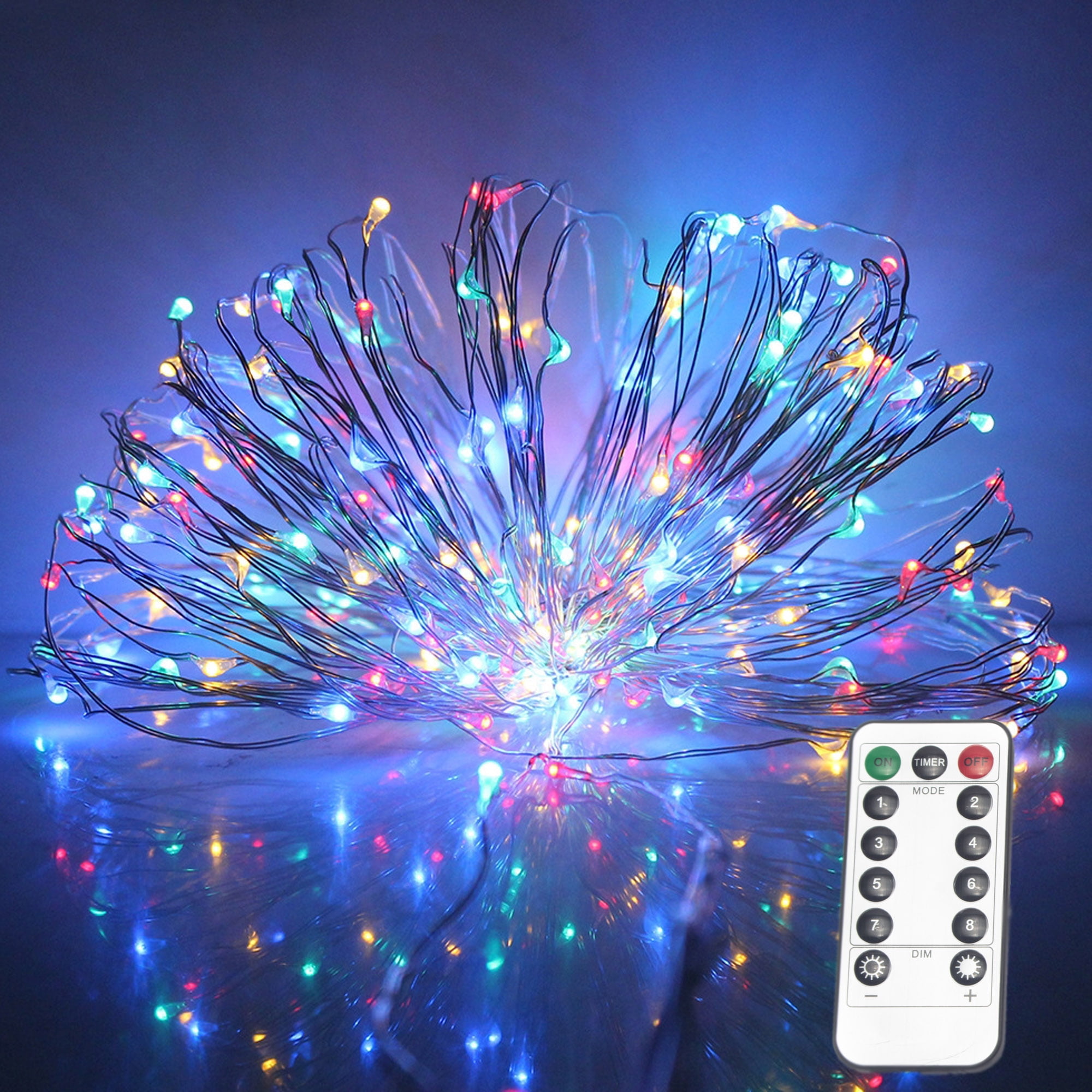 10M 100LEDs AA Battery LED Lights String Fairy Copper Wire Outdoor Home Decor ED 10M 100LEDs AA Battery LED Lights String Fairy Copper Wire Outdoor Home Decor ED