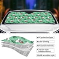thumbnail image 5 of Disketp Windshield Sun Shade, Car Sun Shade For Front Window Christmas French Bulldog Sunshades Sun Visor Protector Blocks Uv Rays Foldable, 5 of 9
