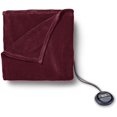 thumbnail image 1 of Sunbeam Couverture en Microplush Électrique, 1 Pouces, Grenat, 1 of 3