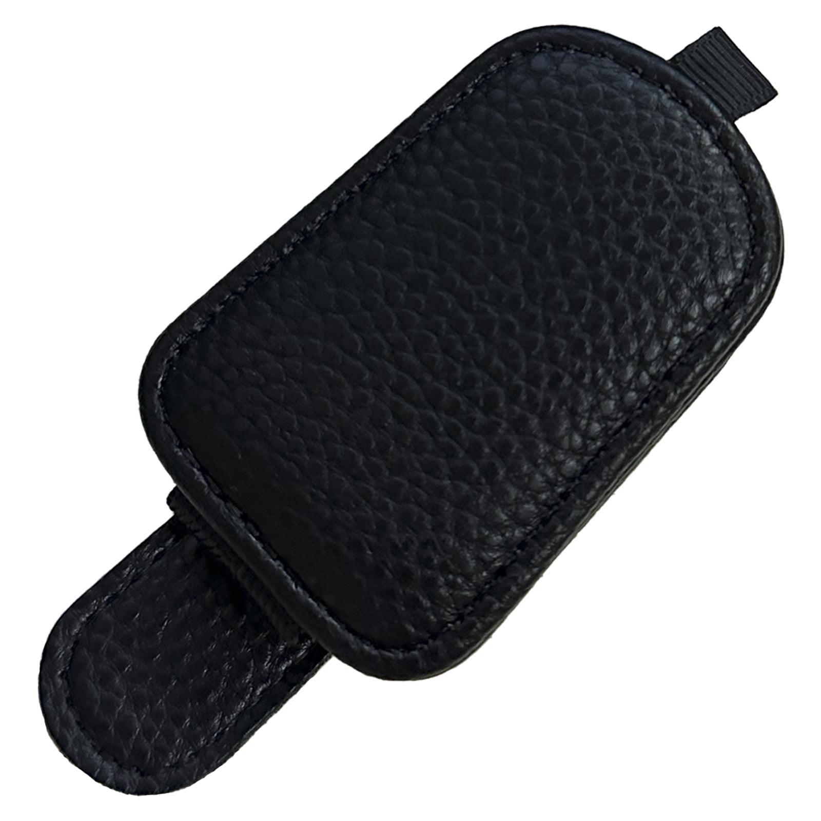 Muka 6 PCS Sunglasses Holders for Car Sun Visor Magnetic Leather Sunglasses Clip for Car Visor-Black