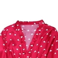 thumbnail image 4 of Glisme Silk Pajamas For Women Set Set Floral Lace Sleepwear Camisole Top Shorts And Robe 3Pcs Pjs Classic Wine Home Clothes, 4 of 4