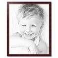 thumbnail image 2 of ArtToFrames 28" x 35" Cherry Stain with Gold Beads Picture Frame, 28x35 inch Red Wood Poster Frame (WOM-4140), 2 of 7