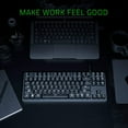 thumbnail image 2 of Razer BlackWidow Lite: Silent and Tactile Gaming Keyboard - Compact with Detachable Cable - Tenkeyless Design - Razer Orange Switches, 2 of 7