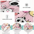 thumbnail image 3 of Cartoon Animals Panda Pillowcase, Super Soft Pillow Shams Covers, Plush Cozy Pillow Cases with Zipper, 21" X 54"（10） Home Decor Gifts, 3 of 6