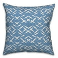 thumbnail image 2 of Creative Products Blue and White Aztec Pattern 16x16 Spun Poly Pillow, 2 of 3