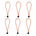 thumbnail image 1 of 6 Piezas 15cm Heavy Duty Ball Bungee Cord Amarre cordones Canopy Orange Sunnimix Pelota Bungee Rope 6 ", 1 of 6