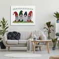 thumbnail image 2 of Stupell Industries Falala Festive Christmas Gnome Garden Carolers, 36 x 48, Design by BlursByAI, 2 of 5
