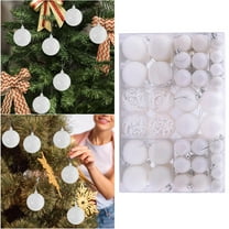 100PCS Christmas Ball Ornaments Set 2.36 Inch Shatterproof Xmas Tree Hanging Decorations Bulk for Large Christmas Trees Holiday Wreath Garland Party Festival Event Home Indoor Outdoor Decor