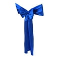 thumbnail image 2 of SPRING PARK Satin Chair Sashes Bow sash for Wedding and Events Supplies Party Decoration Chair Cover, 2 of 7