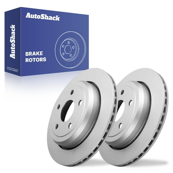 AutoShack 12.97" (329.5 mm) Rear Vented Brake Rotors Coated | Replacement for 2011-2021 Jeep Grand Cherokee 2011-2025 Dodge Durango 2022 Jeep Grand Cherokee WK | 2-PC Set | ArmorStop
