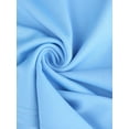 thumbnail image 5 of Unique Bargains Women's One Shoulder Sleeveless Cutout Asymmetrical Ruched Dresses M Light Blue, 5 of 6