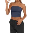 thumbnail image 3 of YUDTA Ribbed Tank Tops for Women Built In Bra Thick Camisole Workout Tank Bra Bra Shelf Tank Tops for Women Camisoles for Women 2025 Tanks with Built In Bra Support Padded Tube Top with Built In Bra, 3 of 5