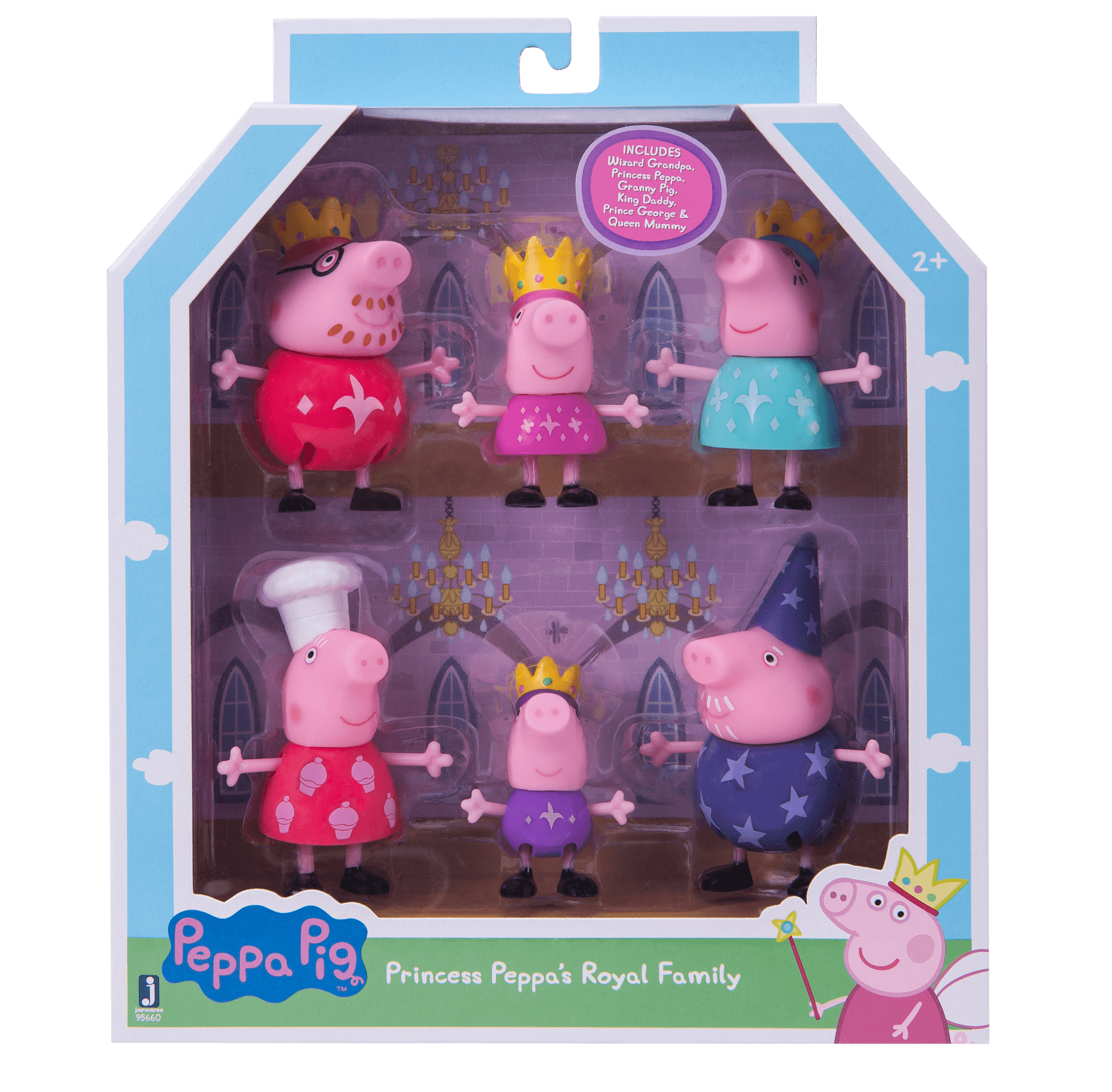 peppa pig royal family figure set