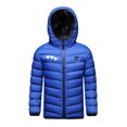 thumbnail image 4 of Odeerbi Kids Boys Girls Heated Jacket Winter Thermal Heated Coat Plus Size USB Intelligent Constant Temperature Heated Windproof Coat Children 3 Heated Jacket Kids Clothes Blue without Power Bank, 4 of 6