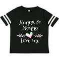 thumbnail image 3 of Inktastic Nonna and Nonno Love Me- Heart Grandchild Boys or Girls Toddler T-Shirt, 3 of 5