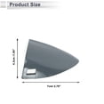 thumbnail image 6 of Unique Bargains Front Left Exterior Door Handle Lock Cylinder Cap Cover for Hyundai Elantra MK7 2020-2023 ABS 1 Pc Gray, 6 of 6