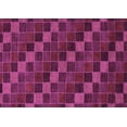 thumbnail image 1 of Ahgly Company Indoor Rectangle Checkered Purple Modern Area Rugs, 5' x 8', 1 of 4