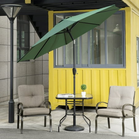Cloud Mountain 4 Piece Patio Bistro Set Outdoor Umbrella Cloud Mountain 4 Piece Patio Bistro Set Outdoor Umbrella Furniture Wrought Iron Sets Tempered Gl Square Table