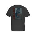 thumbnail image 2 of Drake Men's Americana Bass T Shirt Dark Shadow Heather XL, 2 of 2