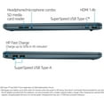 thumbnail image 4 of HP 15.6 inch HD Laptop, Intel Core i3-1115G4 Processor, 8GB RAM, 256GB M.2 NVMe SSD, Webcam, SD Card Reader, Windows 11 Home in S Mode, Spruce Blue with Tigology Accessories, 4 of 5