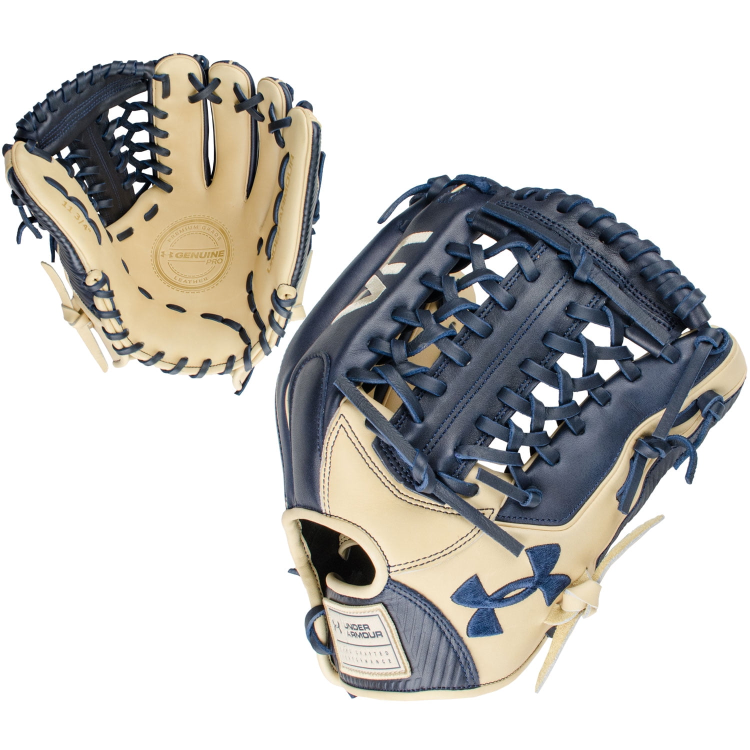 Under Armour 11.75" Genuine Pro Series Baseball Glove, Right Hand Throw