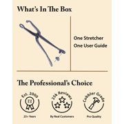 FootFitter Cast Iron Ball & Ring Shoe Stretcher, Spot Stretching Device, Target Stretching for Bunion, Corn & Hammertoes - Grey