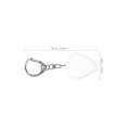 thumbnail image 2 of WRISTBIQUE 10Pcs Guitar Pick Storage Container Keychain Portable Clear Acrylic Case for Acoustic and Electric Guitar, 2 of 8