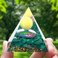 thumbnail image 1 of Pirámide de orgonita de cristal Natural cristales curativos energía Reiki Chakra decoración del hogar, 1 of 8