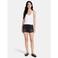 thumbnail image 2 of Madden NYC Women’s Studded Denim Shorts, Sizes 00-18, 2 of 5
