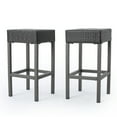 thumbnail image 3 of Colina Outdoor 3 Piece Wicker Bar Island Set, Multibrown, 3 of 12