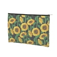thumbnail image 2 of Haiem Sunflower 1 Music Lover Merch Makeup Bag, Cosmetic Bag,Singer Fans Cosmetic Bag, Portable Stationary Storage Organizer, Travel Makeup Bag, 2 of 8