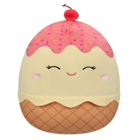 Large Plush Child's 14 inch Squishmallows Shannon - Vanilla Ice Cream Sundae (Walmart)