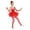 Red, variant on Aislor Girls Candy Cane Costume Kids Cami Christmas Leggings Jumpsuit with Arm Sleeves Performance Dancewear Size 6-16 Red 6