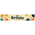 thumbnail image 3 of Colorful Floral Happy Birthday Banner Backdrop with Balloons and Roses for Party Supplies Photography Props Decors Background, 3 of 4