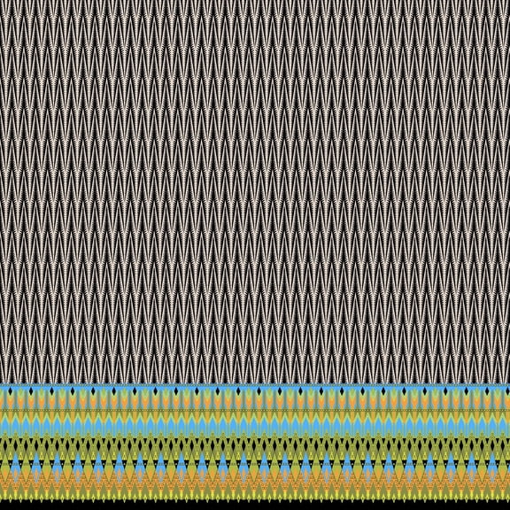 Soimoi Velvet Fabric Ikat Panel Print Sewing Fabric Yard 58 Inch Wide