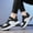 Black, variant on Luogg Children Shoes Thick Soled Sneakers Fashionable Soles With Wheels Automatic Skating Sneakers Size 7-8 Years Black