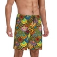 thumbnail image 2 of Sikiie Colorful Circle Mens Pajama Shorts, Lounge Pant, Men's shorts，Sleep Pj Shorts for Men-X-Large, 2 of 6