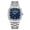 Silver, variant on Men's Square Analog Watch: Analog Quartz Movement Date Calendar Luminous Hands Removable Band Wristwatch for Men
