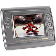 Hyundai Portable LCD TV w/ 3.5" Screen, TVR-350, Dark Gray