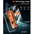 thumbnail image 2 of LeYi for Moto G Stylus 5G 2021 Case, Motorola G Stylus 5G Case with 2 Tempered Glass Screen Protector, Full-Body Shockproof Bumper Rugged Hybrid Clear Protective Case for G Stylus 5G, Clear, 2 of 6
