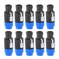 thumbnail image 2 of 10pcs CNL4FC CONECTOR DE ALTAVOZ Cable de Enchufe Speakon Impermeable de 4 Pines C NL4FC, Diseño Fácil de Usar, Potencia Nominal 30A, Contactos Chapados en Cobre, Adecuado para, 2 of 7