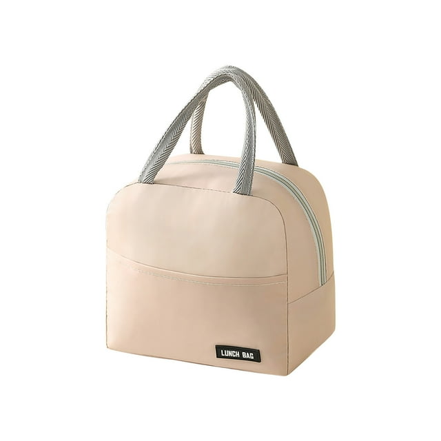 Xihbxyly Bolsa Bento de Color Sólido, Lonchera Portátil Térmica, Lámina de Aluminio Engrosada, Diseño de Cremallera Suave, Ideal para El Trabajo, La Escuela y Viajes, Unisex, Tamaño 25 X 20 X 13 Cm